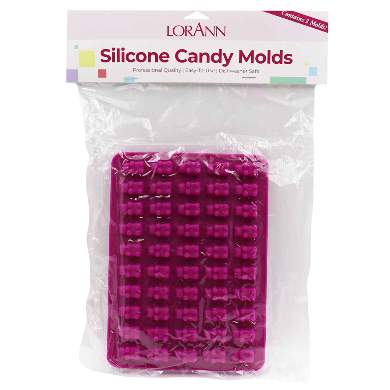 LorAnn Oils Silicone Gummy Bear Molds, 2-Pack